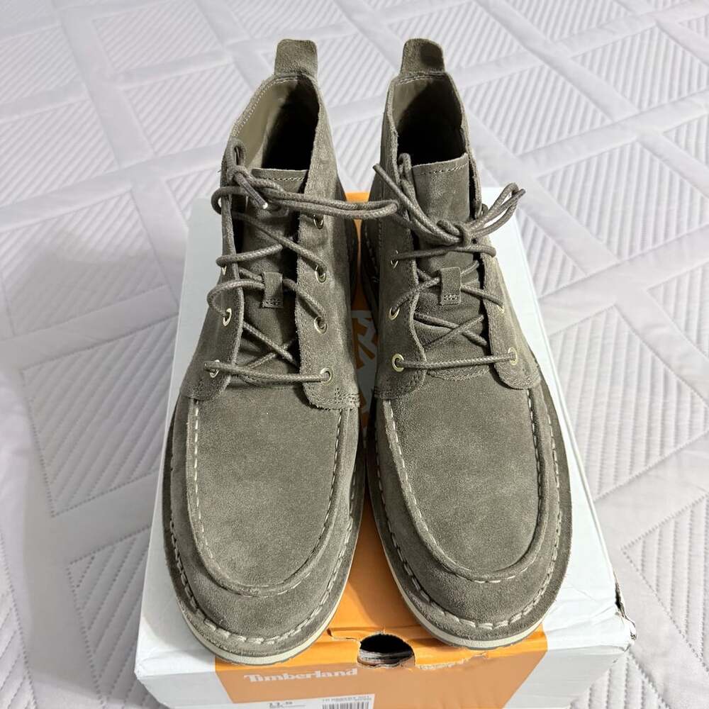 Timberland Westmore Mid Lace Chukka Boot Size 11.5 Olive Suede